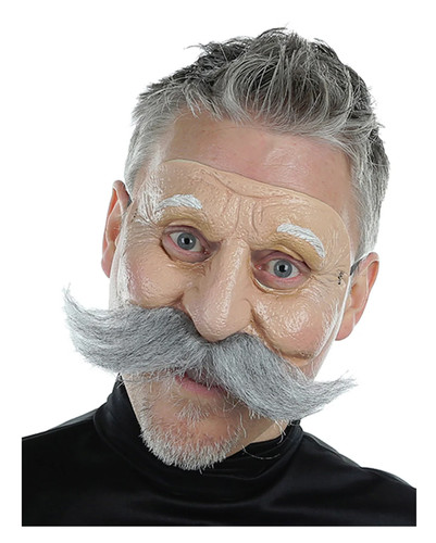 Lustige opa gesichtsmaske mit - opa,