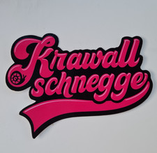 Krawallschnegge sticker lustig - krawallschnegge,