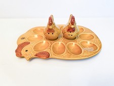 Vintage eierplatte eier teller - vintage, eier-teller