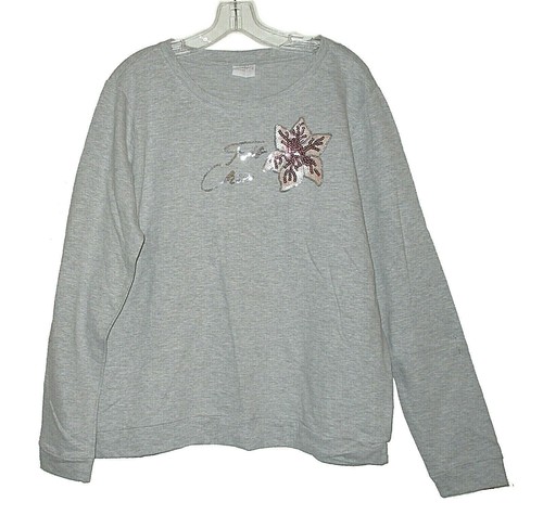 Sweatshirt hellgrau silber - sweatshirt,