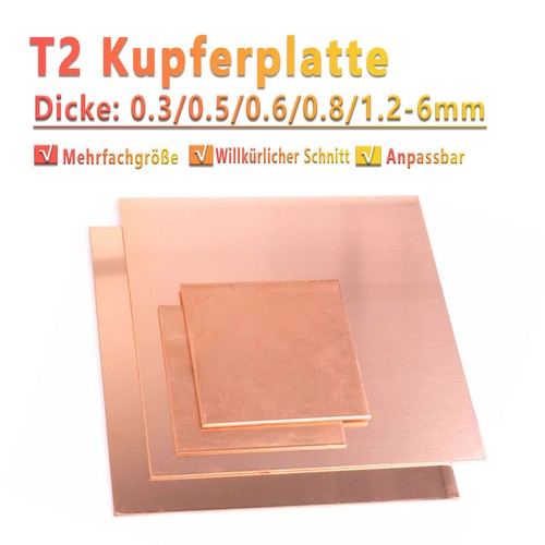Kupferplatte kupferblech - t2, kupferplatte/kupferblech