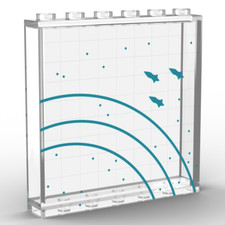 LEGO® Panel 1x6x5 mit taktischem Bildschirm, individuelle Bedruckung