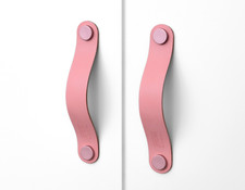 Möbelgriff Rosa pink Kinderzimmer, Schranktür griff, Kleiderschrank Griff Leder