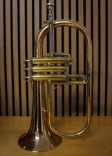 Yamaha YFH-631G Flügelhorn (Bb) – Goldmessing, überholt, mit Trigger, unlackiert