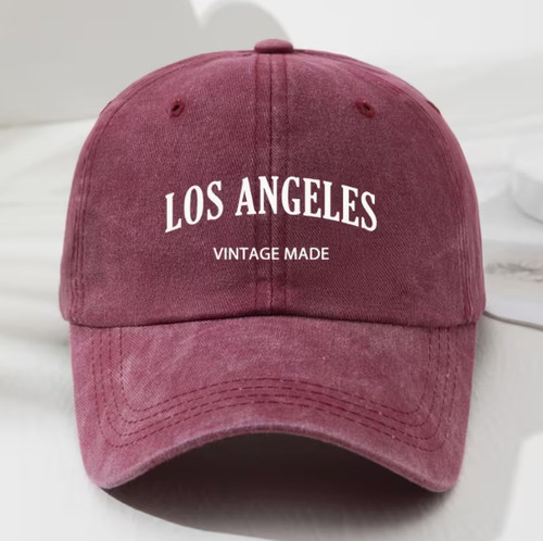 Baseball cap bordeaux unisex - cap,