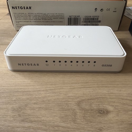 Netgear gs208 port - netgear, gigabit