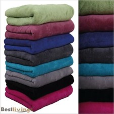 Kuscheldecke Microfaser Tagesdecke Decke Wohndecke, 5 verschiedene Größen XXL