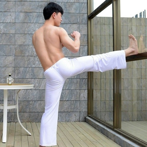 Herren tai chi hosen - hosen-gym, kung