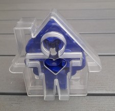 Tupperware Plätzchen Ausstecher  Haus Männchen Figur Baum  blau/glasklar Tupper 
