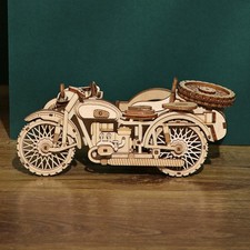 3D Motorrad Bausatz aus Holz -