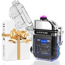 Elektrisches Feuerzeug USB Ladegerät  Taschenlampe Camping Survival