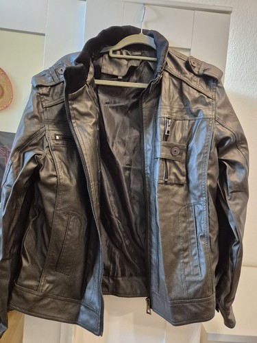 Lederjacke männer pu - ,