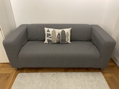Ikea klippan sofa bezug grau - sofa,,