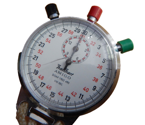 Hanhart stoppuhr amigo 1 10 - -, 1/10