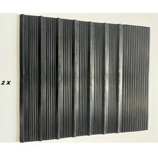 2X  Goldwaschmatte 270 x 325mm Gummi Riffel Riffle Waschrinne