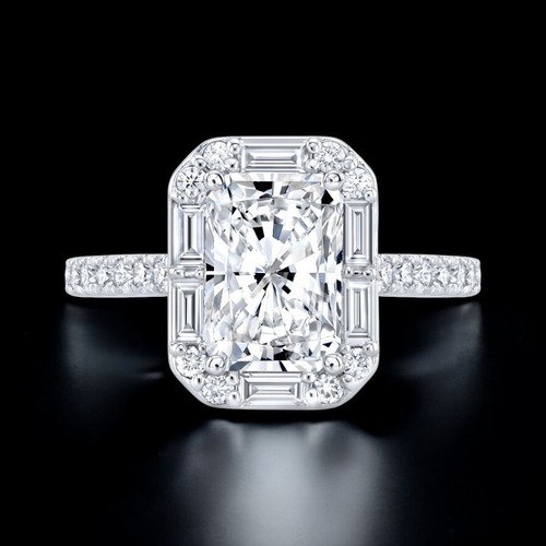 Damen radiant cut diamant - damen,