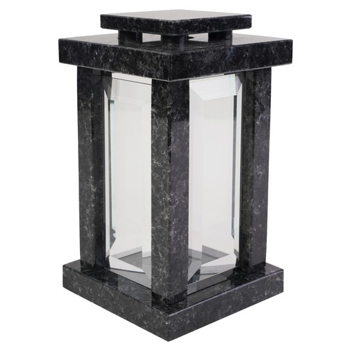 Grab lampe granit nero - granit, angola