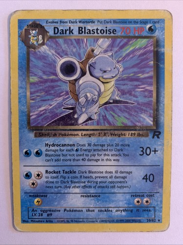 Dark blastoise team rocket - team,
