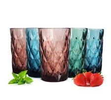 Bunte trinkgläser 350ml - 6,