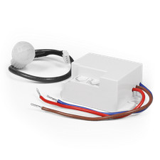 Mini Bewegungsmelder 360° Decke Unterputz Einbau PIR Sensor für LED ok 230V IP20