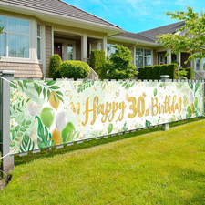 30. Geburtstag Banner grün