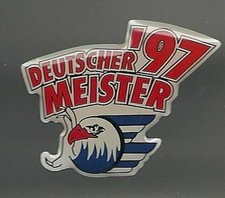 Eishockey Pin DEUTSCHER MEISTER 1997 Adler Mannheim   192  DEL