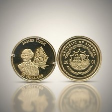 Liberia - 25 Dollar 2001 in