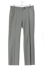 GABY MERSMANN DESIGN Stoffhose Damen Hose Gr. DE 40 hellgrau Business-Look