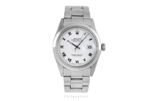 Rolex datejust white roman - rolex,