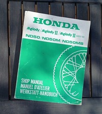 Werkstatthandbuch Roller Honda Melody, Melody II, Deluxe. ND 50/ND50M/ND50MS