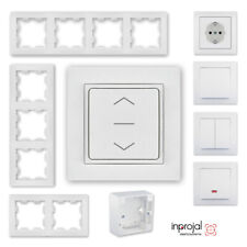 Wipp-Schalter Taster AP UP Rohrmotor Rolladen Motor Antrieb od. Rahmen nach Wahl