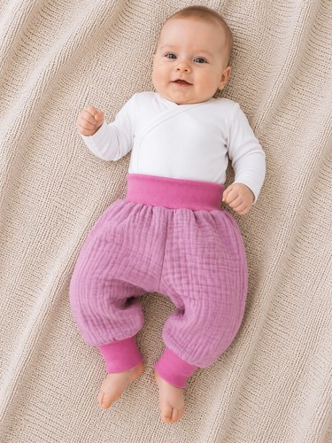 Pumphosen baby musselin pink - baby,