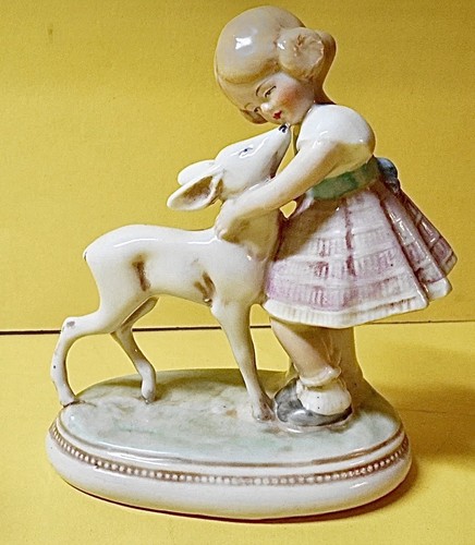 Mädchen mit reh - mädchen,