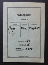 2096/ Schießbuch 1939