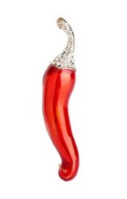 Schmuck brosche rote chili - rote,