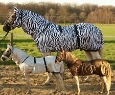 Hafer24 Ekzemerdecke Fliegendecke Master inkl. Fliegenmaske braun zebra