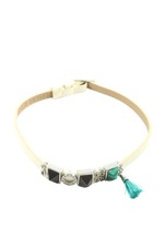 PIPPA & JEAN Lederarmschmuck Damen Armschmuck creme Elegant