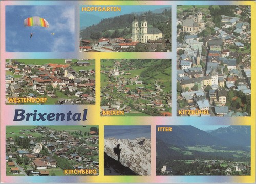 Ansichtskarte brixental tirol - ansichtskarte,