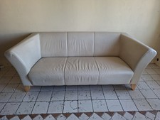 Ikea ledercouch bya - 3, sitzer