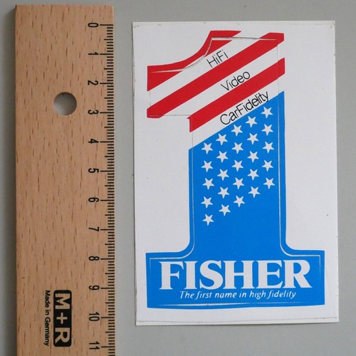 Alter aufkleber fisher hifi - aufkleber,