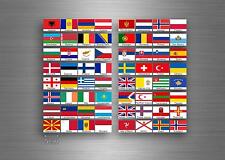 64x Aufkleber Sticker Flagge