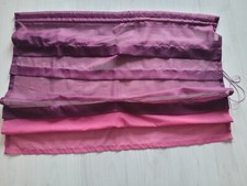Gardienen Rollo / Raffstore 2 Stück in der Farbe Brombeere heller/dunkler