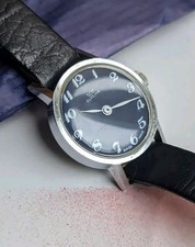 GLYCINE 70s Damenuhr, läuft; 23mm; Brequetziffern & weiße Leafzeiger