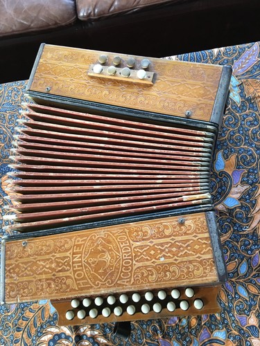 Altes hohner knopfakkordeon - hohner,