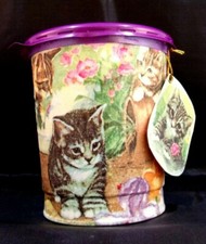 Leckerlidose, Futterdose, Vorratsdose, Katze, handmade, Snacks