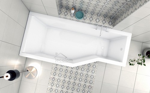 Badewanne wanne raumspar eckig - wanne,