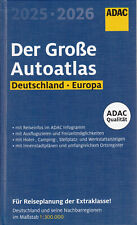 ADAC - Der große Autoatlas 2025 / 2026 Deutschland / Europa - Straßenatlas Karte
