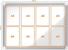 nobo Schaukasten Metall