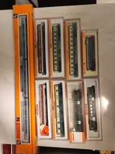 Großes Konvolut Arnold Spur N ET420  blau + Schnellzugwagen