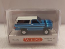Wiking 011102 Chevy Blazer K5 US-SUV American Lifestyle Blau/Weiß BJ 1975 OVP